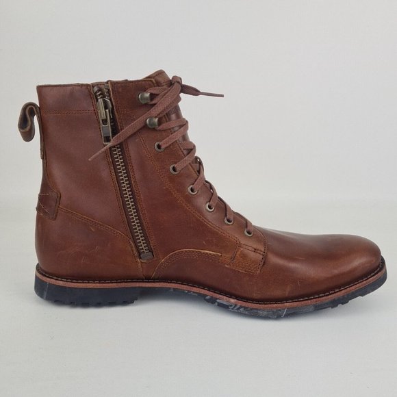 Timberland Men Kendrick Leather Side Zip Casual Boot Brown - Picture 5 of 16